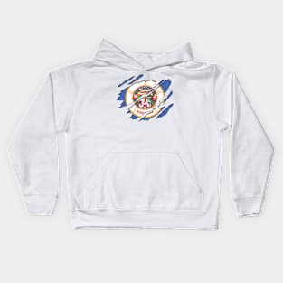 Tear Away Minnesota Flag Kids Hoodie